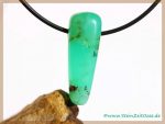 Chrysopras Schmuckstein / Trommelstein gebohrt