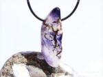 Fluorit-Opal (Tiffany Stein) Schmuckstein / Scheibenstein gebohrt