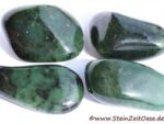 Nephrit-Jade Trommelsteine